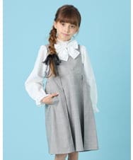 KQECG03069 a.v.v KIDS(アー・ヴェ・ヴェ) [120-130]セレモニーV開きジャンスカ グレージュ