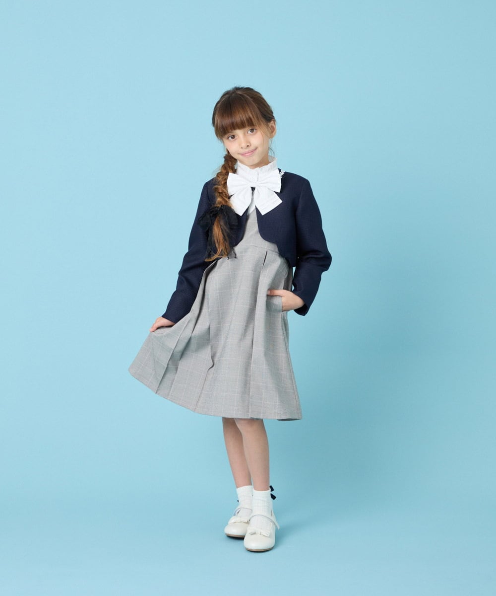 KQECG03069 a.v.v KIDS(アー・ヴェ・ヴェ) [120-130]セレモニーV開きジャンスカ グレージュ