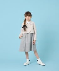 KQECG03069 a.v.v KIDS(アー・ヴェ・ヴェ) [120-130]セレモニーV開きジャンスカ グレージュ