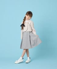 KQECG03069 a.v.v KIDS(アー・ヴェ・ヴェ) [120-130]セレモニーV開きジャンスカ グレージュ