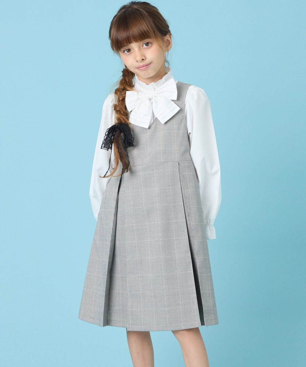 KQECG03069 a.v.v KIDS(アー・ヴェ・ヴェ) [120-130]セレモニーV開きジャンスカ グレージュ