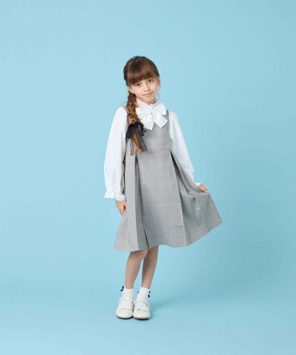 KQECG03069 a.v.v KIDS(アー・ヴェ・ヴェ) [120-130]セレモニーV開きジャンスカ グレージュ