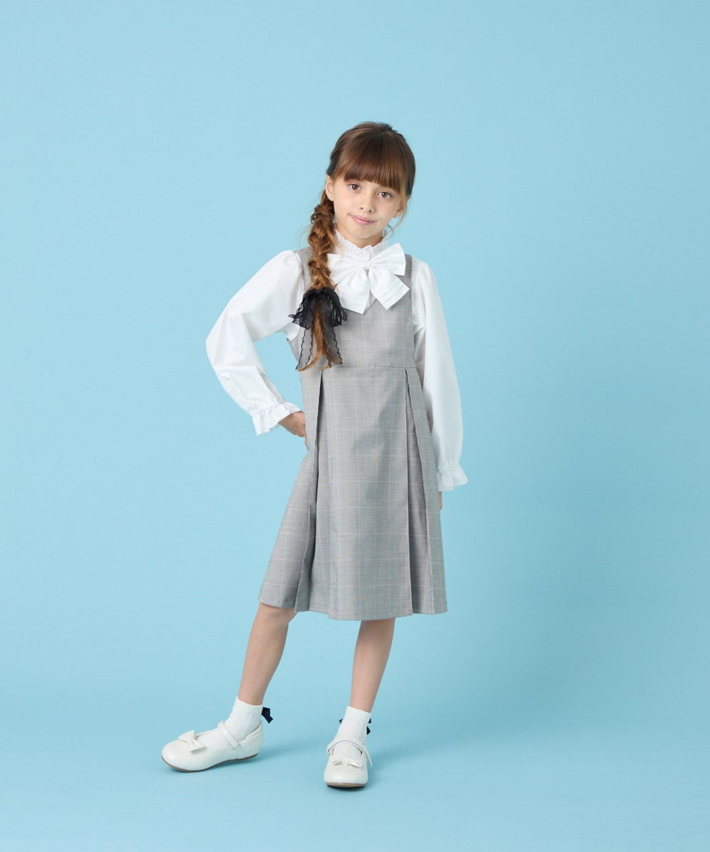 KQECG03069 a.v.v KIDS(アー・ヴェ・ヴェ) [120-130]セレモニーV開きジャンスカ グレージュ