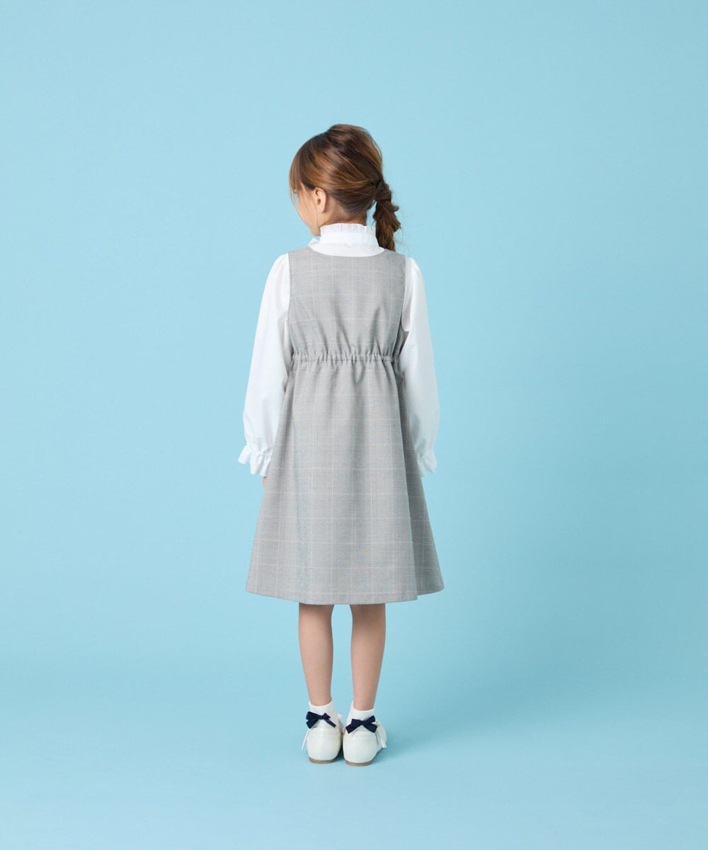KQECG03069 a.v.v KIDS(アー・ヴェ・ヴェ) [120-130]セレモニーV開きジャンスカ グレージュ