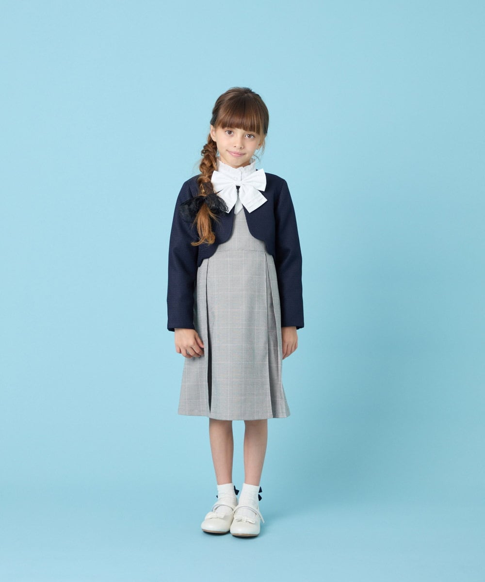 KQECG03069 a.v.v KIDS(アー・ヴェ・ヴェ) [120-130]セレモニーV開きジャンスカ グレージュ