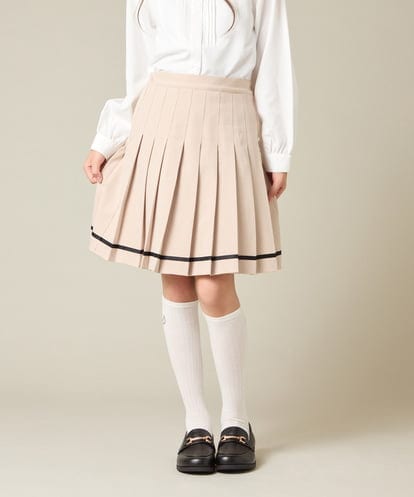 KQHBD02059 a.v.v KIDS [150-160]【2026 卒服】ラインプリーツスカート