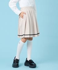 KQHBG02059 a.v.v KIDS(アー・ヴェ・ヴェ) [150-160]卒服裾ラインプリーツスカート ベージュ