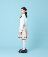 KQHBG02059 a.v.v KIDS(アー・ヴェ・ヴェ) [150-160]卒服裾ラインプリーツスカート ベージュ