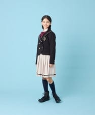 KQHBG02059 a.v.v KIDS(アー・ヴェ・ヴェ) [150-160]卒服裾ラインプリーツスカート ベージュ