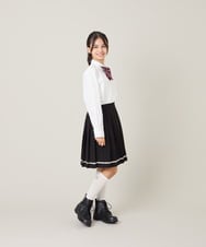 KQHBG02059 a.v.v KIDS(アー・ヴェ・ヴェ) [150-160]卒服裾ラインプリーツスカート ブラック