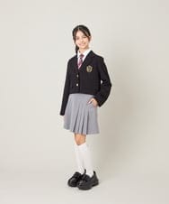 KQHBG03059 a.v.v KIDS(アー・ヴェ・ヴェ) [150-160]卒服フロントプリーツ台形スカート ライトグレー