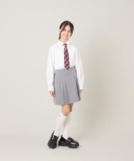 KQHBG03059 a.v.v KIDS(アー・ヴェ・ヴェ) [150-160]卒服フロントプリーツ台形スカート ライトグレー