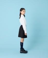 KQHBG03059 a.v.v KIDS(アー・ヴェ・ヴェ) [150-160]卒服フロントプリーツ台形スカート ブラック