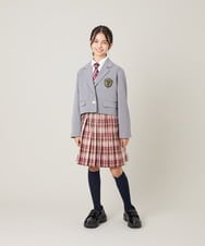 KQJBG03099 a.v.v KIDS(アー・ヴェ・ヴェ) [150-160]卒服ショートテーラードジャケット ライトグレー