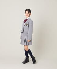 KQJBG03099 a.v.v KIDS(アー・ヴェ・ヴェ) [150-160]卒服ショートテーラードジャケット ライトグレー