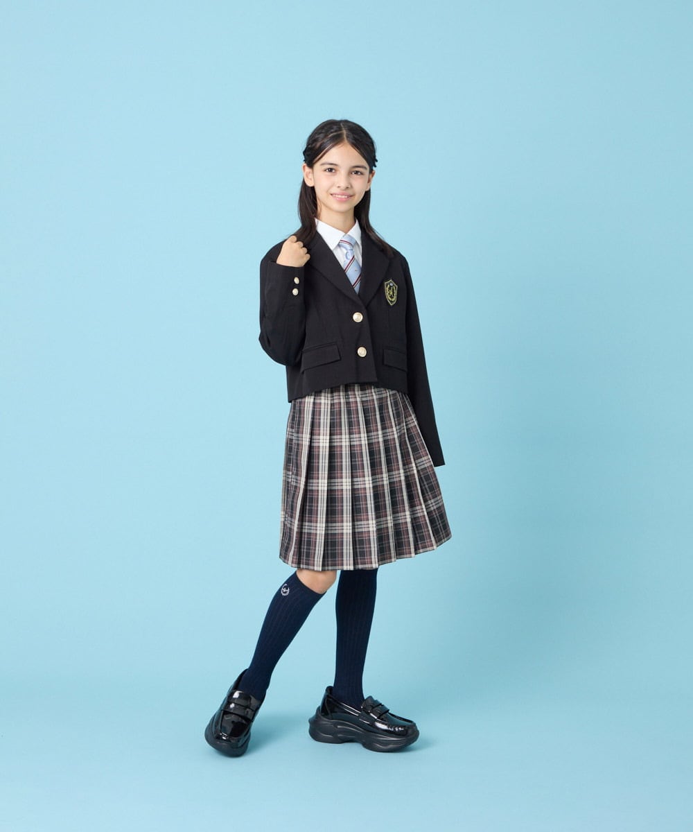 KQJBG03099 a.v.v KIDS(アー・ヴェ・ヴェ) [150-160]卒服ショートテーラードジャケット ブラック
