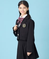 KQJBG03099 a.v.v KIDS(アー・ヴェ・ヴェ) [150-160]卒服ショートテーラードジャケット ブラック
