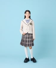 KQJBG04099 a.v.v KIDS(アー・ヴェ・ヴェ) [150-160]卒服セーラー襟ジャケット ベージュ