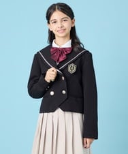 KQJBG04099 a.v.v KIDS(アー・ヴェ・ヴェ) [150-160]卒服セーラー襟ジャケット ブラック