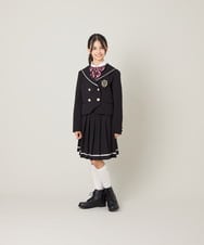 KQJBG04099 a.v.v KIDS(アー・ヴェ・ヴェ) [150-160]卒服セーラー襟ジャケット ブラック