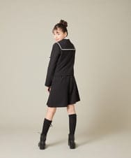 KQLBD01059 a.v.v KIDS(アー・ヴェ・ヴェ) [150-160]【2026 卒服】タックキュロットパンツ グレー