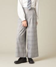 KQLBD02064 a.v.v KIDS(アー・ヴェ・ヴェ) [150-160]【2026 卒服】タックワイドパンツ グレー