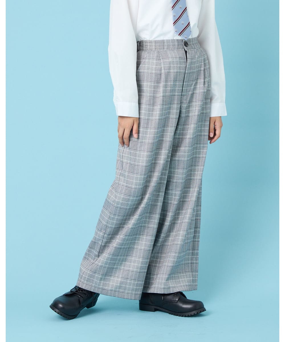 KQLBG01064 a.v.v KIDS(アー・ヴェ・ヴェ) [150-160]卒服ワイドパンツ ライトグレー