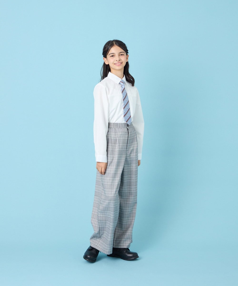 KQLBG01064 a.v.v KIDS(アー・ヴェ・ヴェ) [150-160]卒服ワイドパンツ ライトグレー