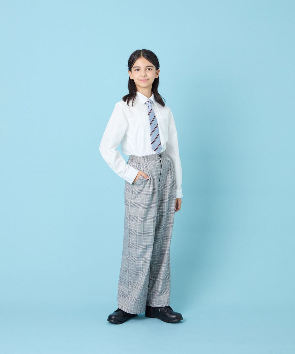 KQLBG01064 a.v.v KIDS(アー・ヴェ・ヴェ) [150-160]卒服ワイドパンツ ライトグレー