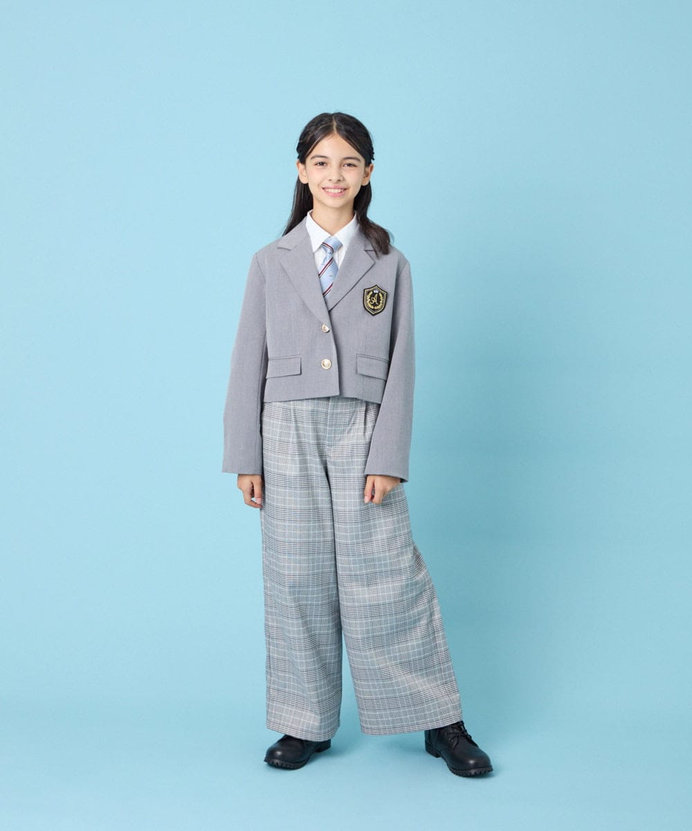 KQLBG01064 a.v.v KIDS(アー・ヴェ・ヴェ) [150-160]卒服ワイドパンツ ライトグレー