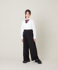 KQLBG01064 a.v.v KIDS(アー・ヴェ・ヴェ) [150-160]卒服ワイドパンツ ブラック
