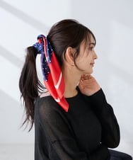 KS3GD01034 a.v.v(アー・ヴェ・ヴェ) シルクスカーフ アイボリー