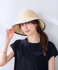 KS7GD01034 a.v.v(アー・ヴェ・ヴェ) バックリボンハット ベージュ