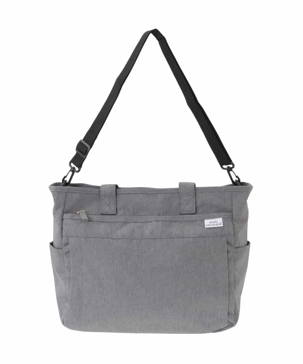 KT5GD04054 a.v.v MEN(アー・ヴェ・ヴェ) 人気NO.1 バッグ【軽量・撥水】マルチ 2WAYトートバッグ ライトグレー