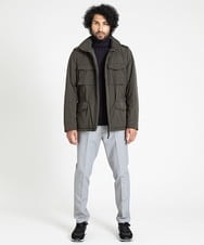 MIJAV95950 MICHEL KLEIN HOMME(ミッシェルクラン オム) ASPESI（アスぺジ）ミリタリージャケット カーキ
