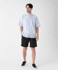 MKBHC84090 MK MICHEL KLEIN HOMME(MKミッシェルクランオム) 【リラックスシルエット】ストライプ半袖 ホワイト