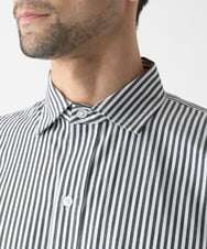 MKBHC84090 MK MICHEL KLEIN HOMME(MKミッシェルクランオム) 【リラックスシルエット】ストライプ半袖 ブラック