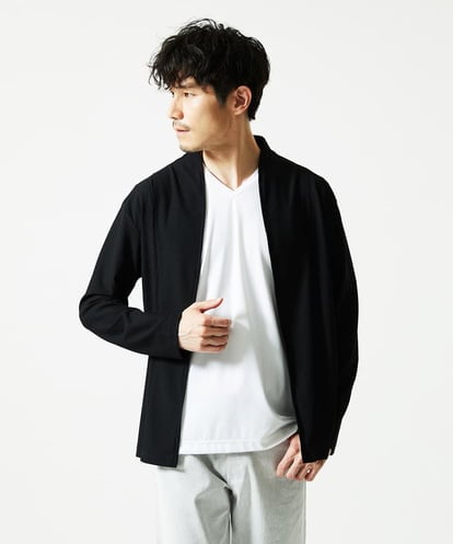 MKCJC31090 MK MICHEL KLEIN HOMME 【長袖/軽羽織り】スイングメッシュカーディガン