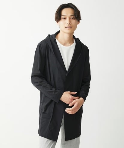 MKCJX69160 MK MICHEL KLEIN HOMME 【在庫限り/洗える】AIRY DOTS-2フーディメッシュコーディガン