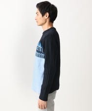 MKFAC37089 MK MICHEL KLEIN HOMME(MKミッシェルクランオム) 【在庫限り！/洗える】MKHフェアアイルジャガードニット ネイビー