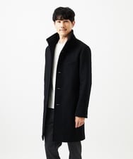 MKFAD63099 MK MICHEL KLEIN HOMME(MKミッシェルクランオム) 【クルーネック/洗濯機で洗える】ランダムタックストライプクルーネックニット ライトグレー