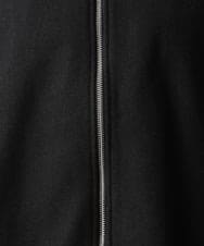 MKJAC86150 MK MICHEL KLEIN HOMME(MKミッシェルクランオム) 【残りわずか/在庫限り/ゆったりサイズ】ジップアップジャケット/ジャージメルトン ダークグレー
