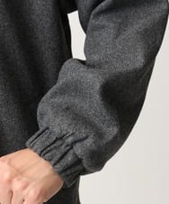 MKJAC86150 MK MICHEL KLEIN HOMME(MKミッシェルクランオム) 【残りわずか/在庫限り/ゆったりサイズ】ジップアップジャケット/ジャージメルトン ダークグレー