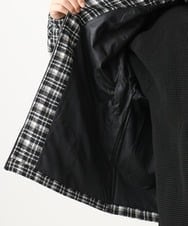 MKJAC87150 MK MICHEL KLEIN HOMME(MKミッシェルクランオム) 【残りわずか/在庫限り/ゆったりサイズ】ジップアップチェックジャケット/ジャージメルトン ゴールド