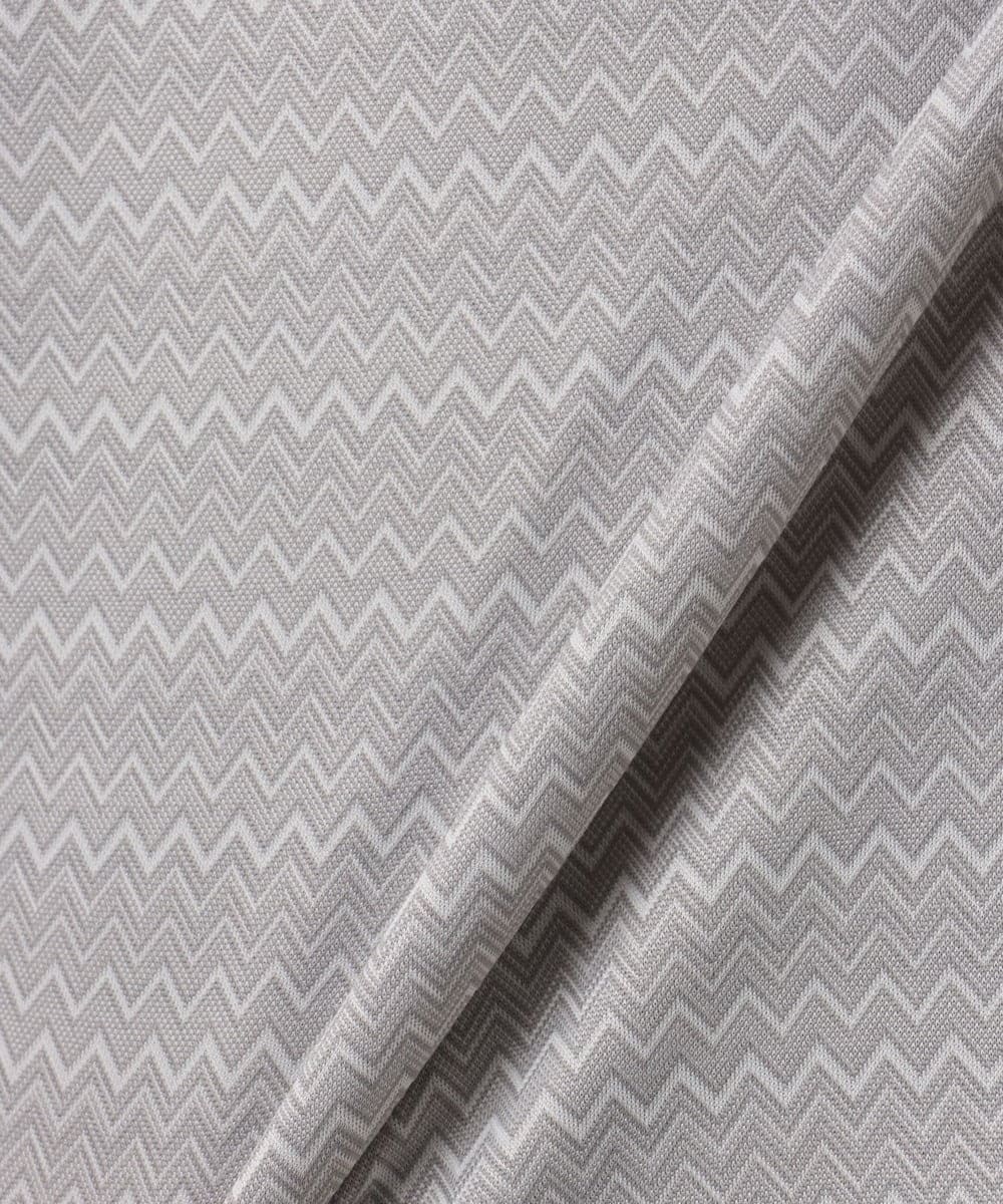 MKKAF04069 MK MICHEL KLEIN HOMME(MKミッシェルクランオム) ZIGZAGジャガードカットソー ライトグレー