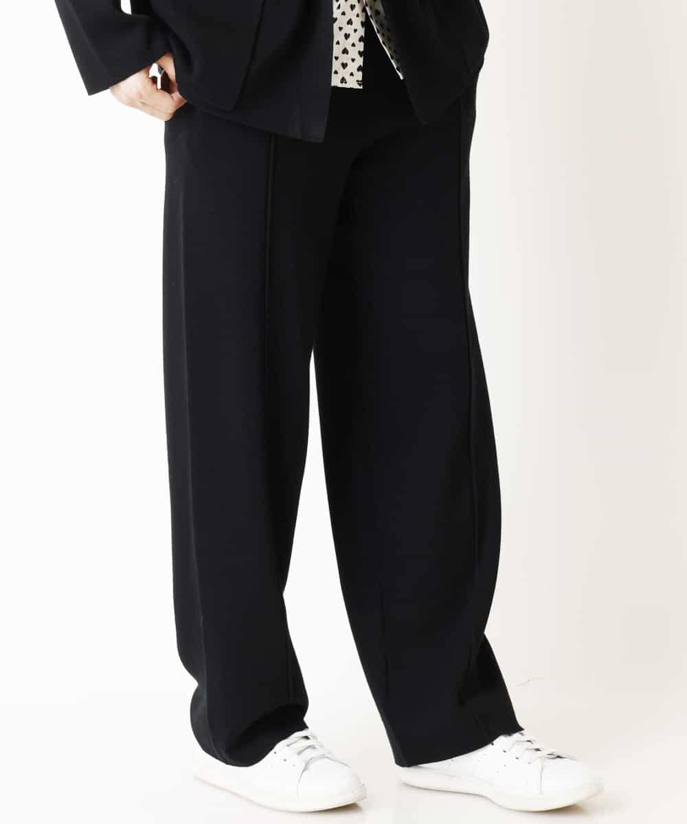 MKLDR35100 MK MICHEL KLEIN HOMME(MKミッシェルクランオム) ニットパンツ ブラック