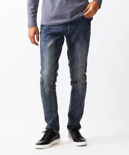 MKLGC12130 MK MICHEL KLEIN HOMME 【ストレッチ】ベーシックデニムパンツ