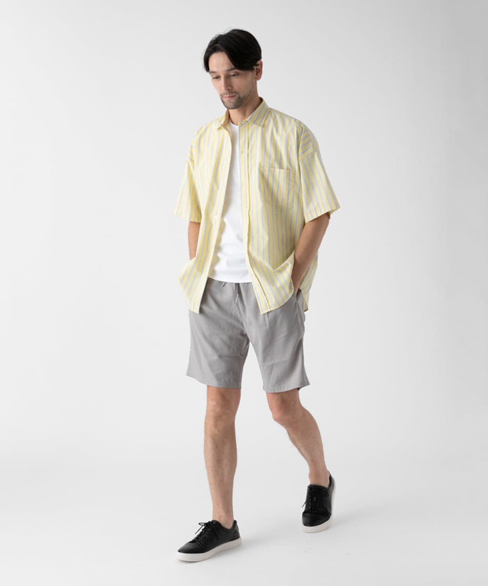 MKLHC83080 MK MICHEL KLEIN HOMME(MKミッシェルクランオム) 【膝上丈/洗える/ウエストゴム】ショーツ アイボリー