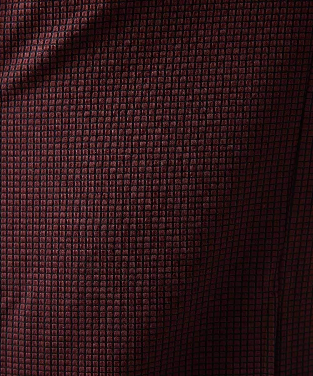 MNBAI02210 MICHEL KLEIN HOMME(ミッシェルクラン オム) 《日本製》ブロックイージーケア長袖シャツ パープル