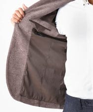 MNDAC54540 MICHEL KLEIN HOMME(ミッシェルクラン オム) スエード調コンバーチブルジャケット ベージュ